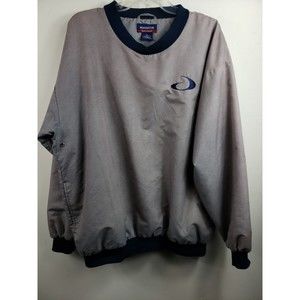 Vtg Augusta Sportswe Golf Shop Blue ck Lg Embroidered lined windbreaker Pullover